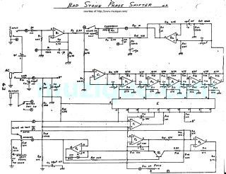 Bad Stone phase shifter schematic circuit diagram